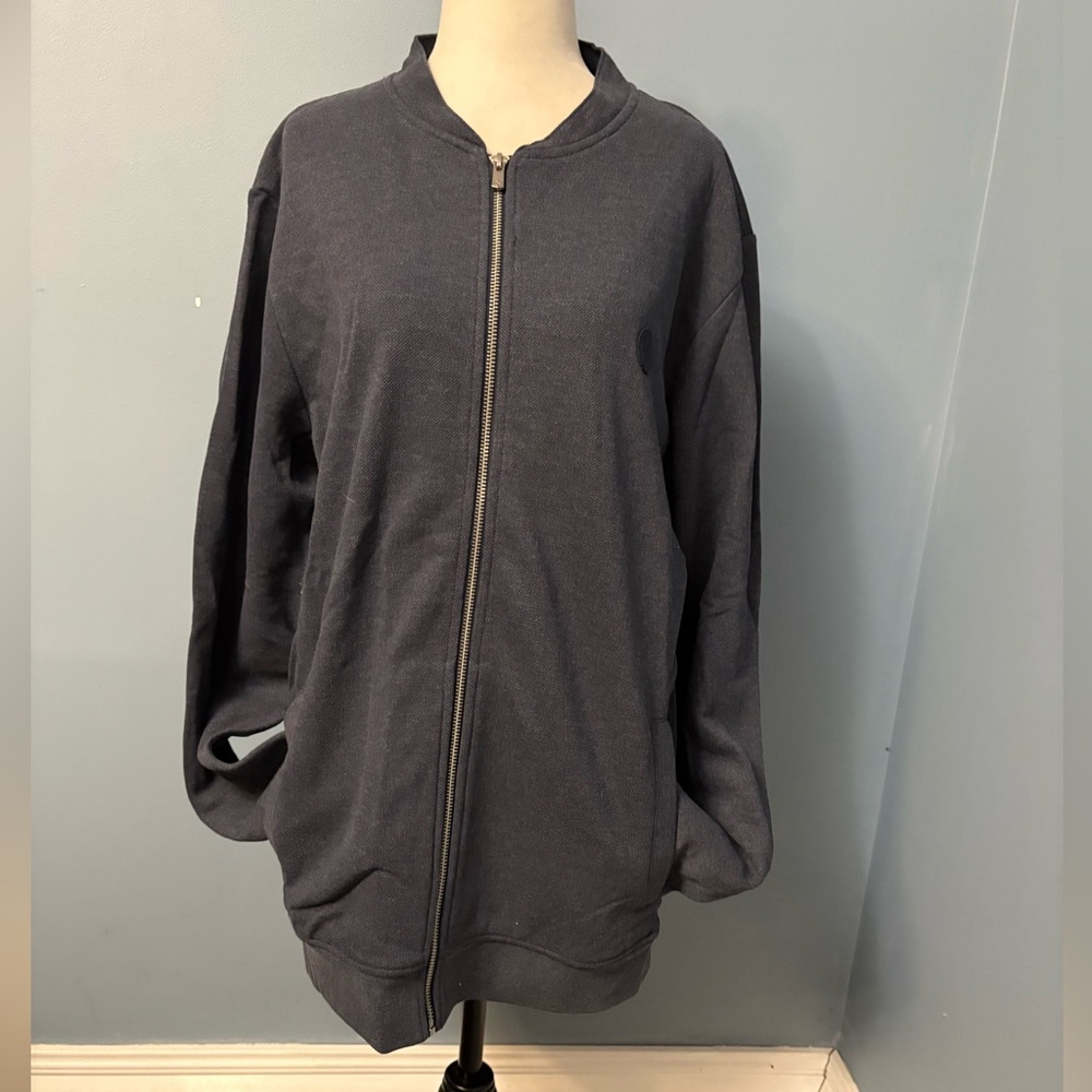 Jack & Jones Dark Blue Textured Jacket